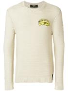 Fendi Long Sleeve Sweater - Nude & Neutrals