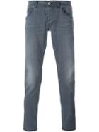 Dondup Slim Fit Jeans, Men's, Size: 34, Grey, Cotton/polyester/spandex/elastane/cotton