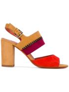 Santoni Whipstitch Detail Sandals - Multicolour