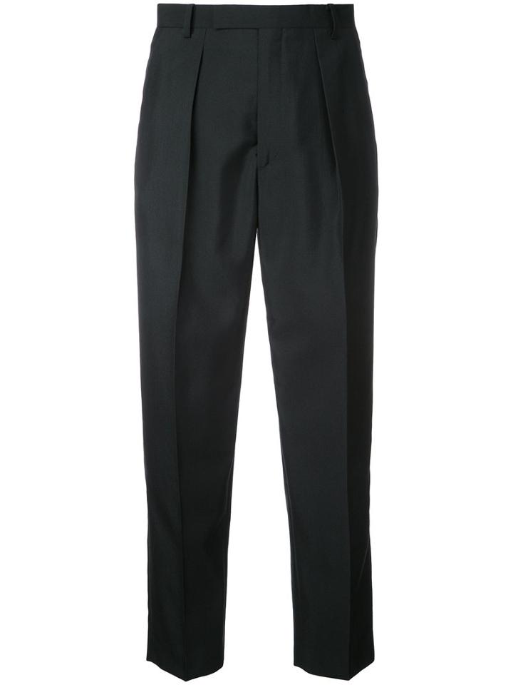 Cityshop - Tailored Cropped Trousers - Women - Polyester/wool - 36, Black, Polyester/wool