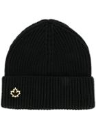 Dsquared2 Logo Plaque Beanie - Black
