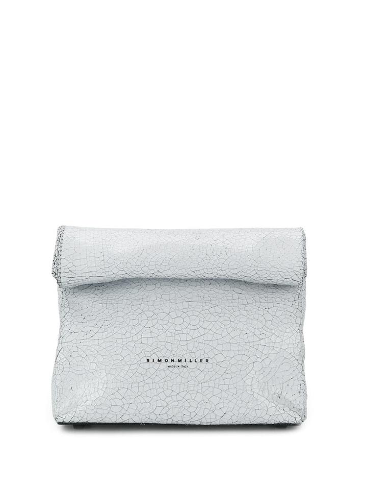 Simon Miller Rolled Top Clutch - White