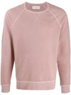 Officine Generale Crew Neck Sweatshirt - Pink