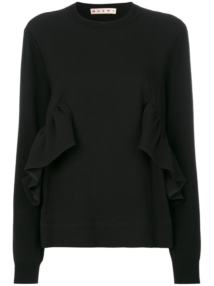 Marni Crew Neck Sweater - Black