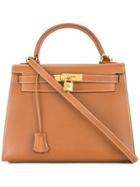 Hermès Vintage Kelly 28 2way Tote - Brown