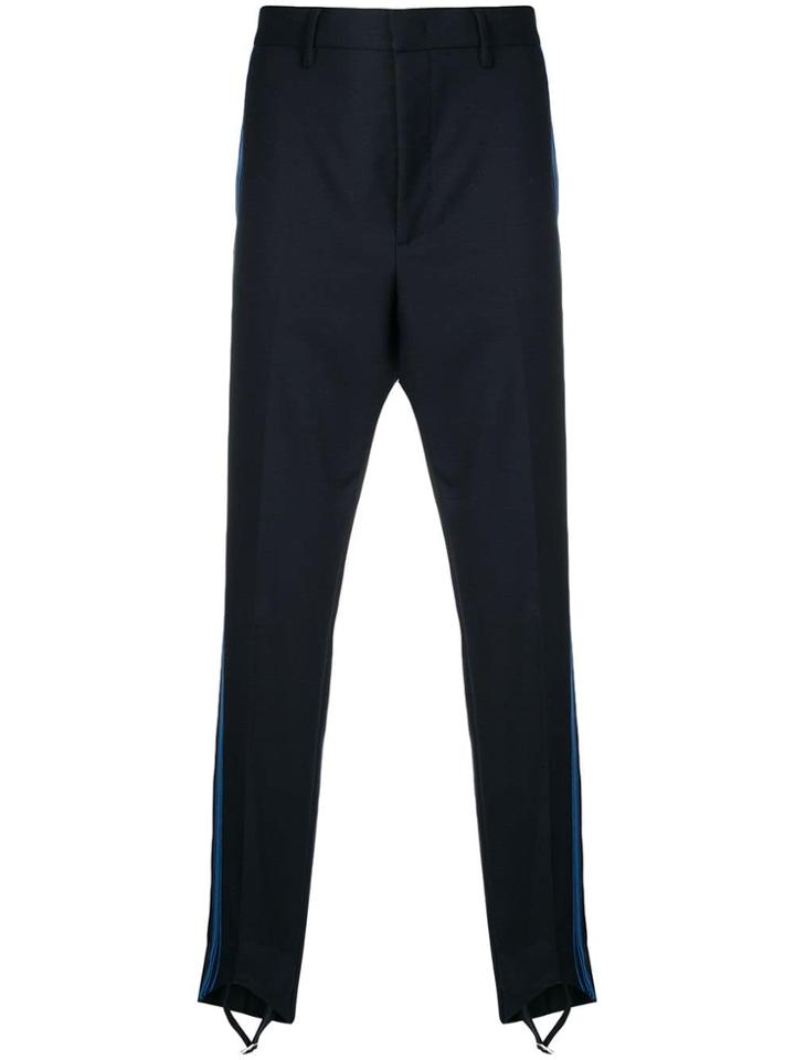 Stella Mccartney Stripe Detail Trousers - Blue