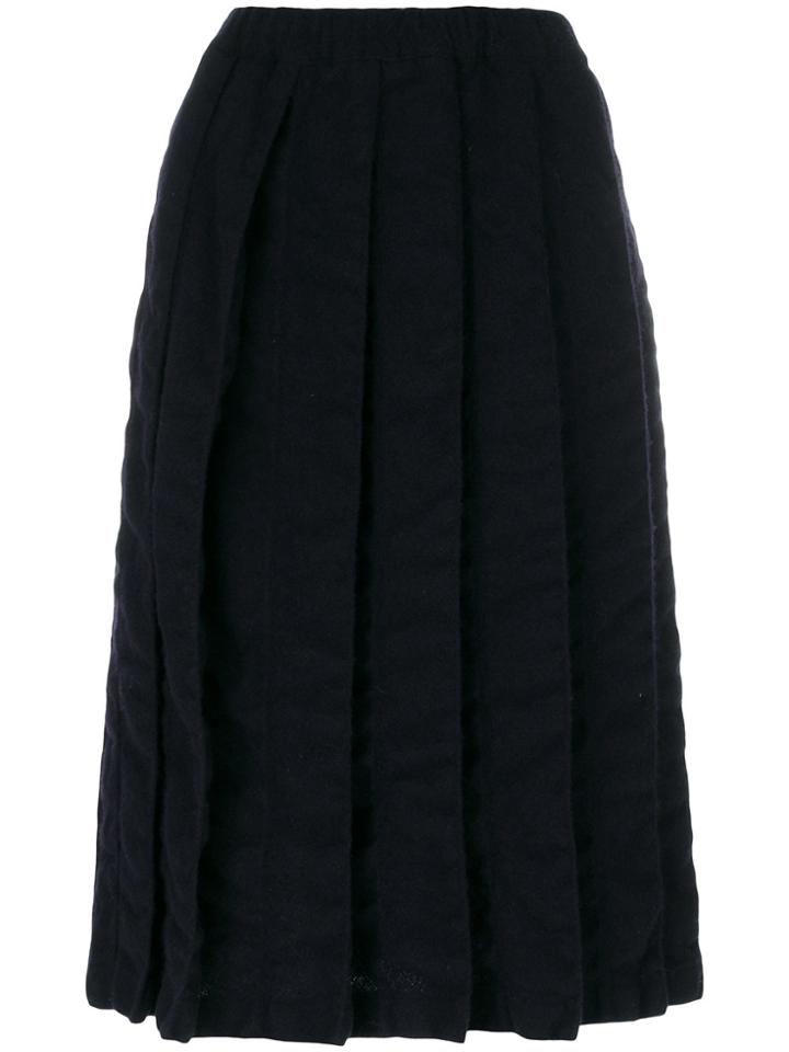 Comme Des Garçons Comme Des Garçons Pleated Skirt - Blue