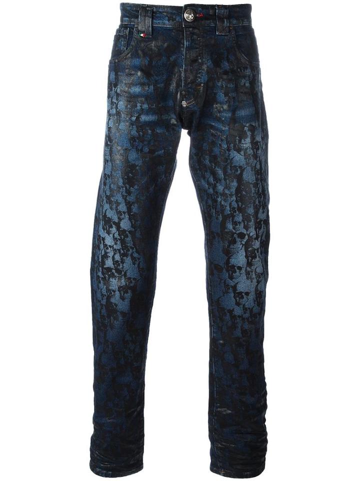 American Rose Jeans, Men's, Size: 31, Blue, Cotton/spandex/elastane/polyester, Philipp Plein