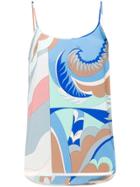 Emilio Pucci Abstract Print Top - Blue