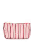 Liu Jo Striped Make Up Bag - Red