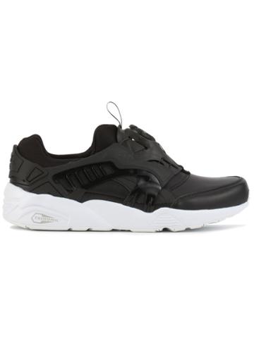Puma Disc Blaze Leather Sneakers, Men's, Size: 26.5, Black, Rubber/artificial Leather