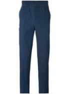 Neil Barrett - High Waist Skinny Trousers - Men - Cotton/polyester/spandex/elastane - 54, Blue, Cotton/polyester/spandex/elastane