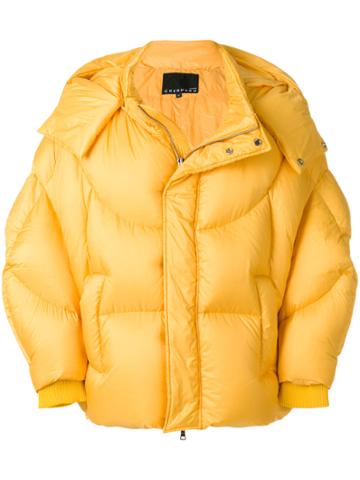 Chen Peng Classic Puffer Jacket - Yellow & Orange