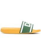 Dolce & Gabbana D & G 1984 Slide Sandals - Yellow & Orange