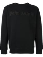 Palm Angels Logo Front Sweatshirt - Black