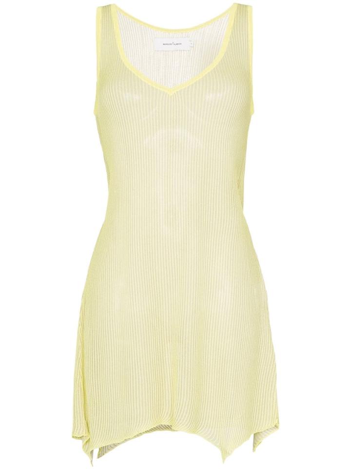 Marques'almeida Sleeveless Knitted Dress - Yellow