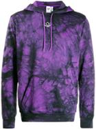 Adidas Tie Dye Print Hoodie - Purple
