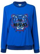 Kenzo Tiger Panelled Sweatshirt - Blue
