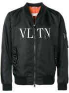 Valentino Vltn Bomber Jacket - Black