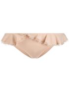 Ermanno Scervino Crochet Trim Bikini Bottoms - Neutrals
