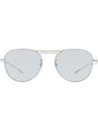 Oliver Peoples Cade Sunglasses - Silver