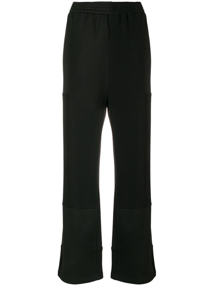 Mm6 Maison Margiela Patch Detail Track Pants - Black