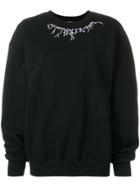 Ottolinger Embroidered Collar Sweatshirt - Black