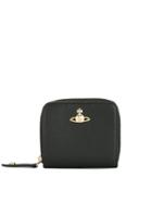 Vivienne Westwood Anglomania Logo Plaque Wallet - Black