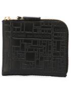 Comme Des Garçons Wallet 'embossed Logo' Wallet - Black