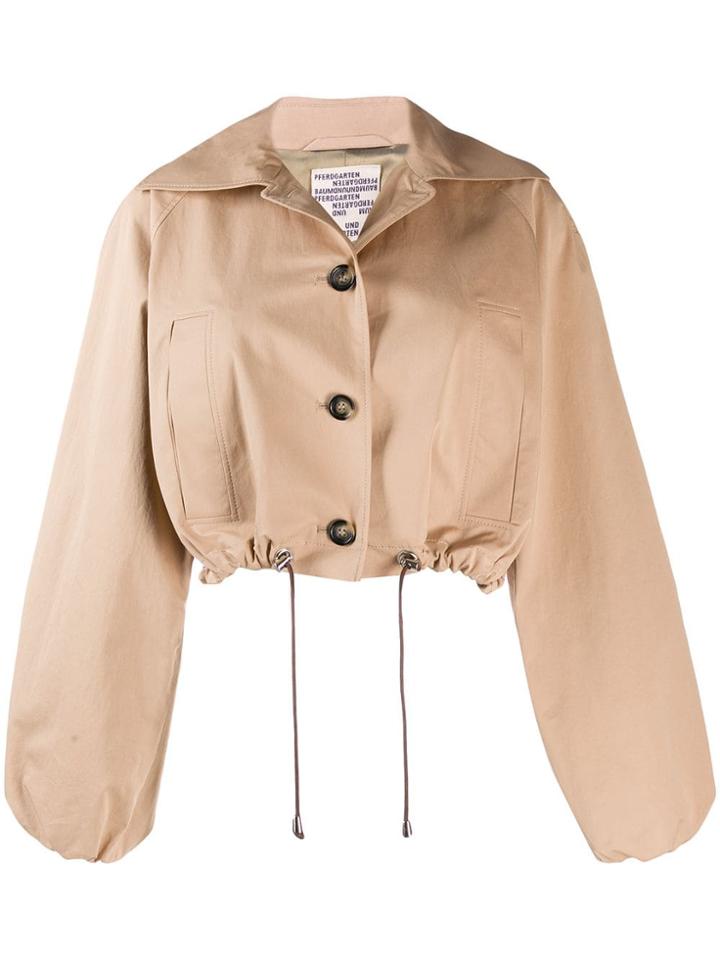 Baum Und Pferdgarten Cropped Jacket - Neutrals