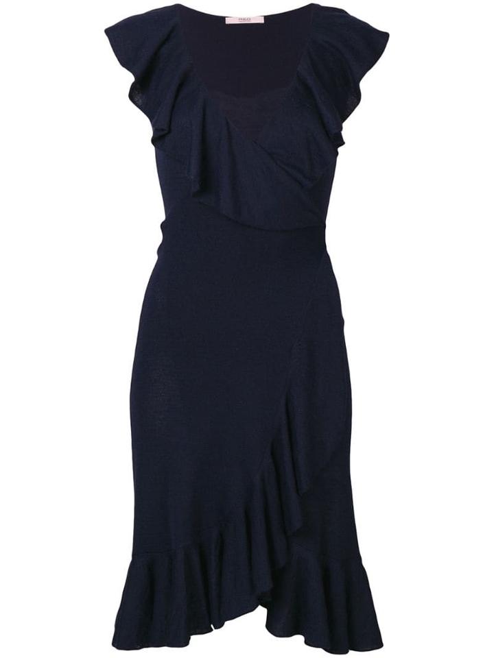 Valentino Pre-owned Ruffled Dress - Blue