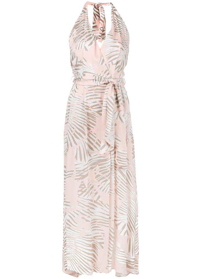 Diesel Printed Wrap Dress, Women's, Size: Xs, Nude/neutrals, Viscose