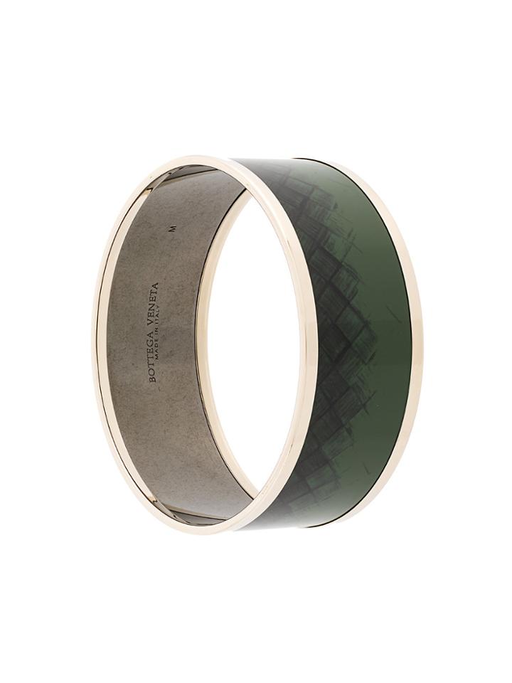 Bottega Veneta Hoop Bracelet - Green