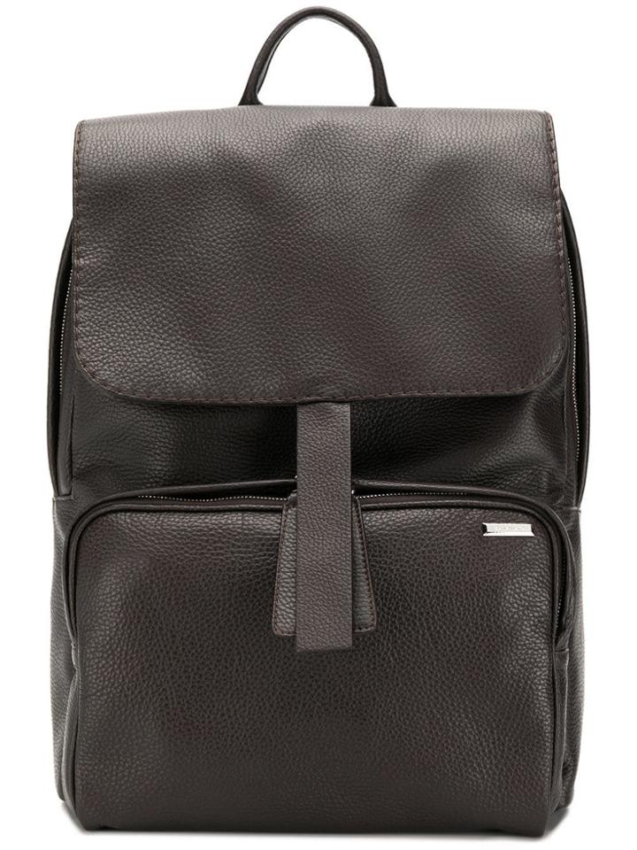 Zanellato Flap Backpack - Brown
