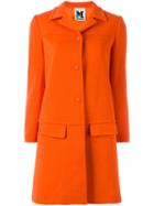 M Missoni Buttoned Up Coat, Women's, Size: 44, Yellow/orange, Acrylic/polyester/acetate/wool