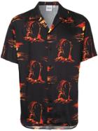 Sss World Corp Magnum Hawaiian Shirt - Black