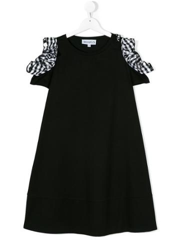 Simonetta Kids Cold Shoulder Dress - Black