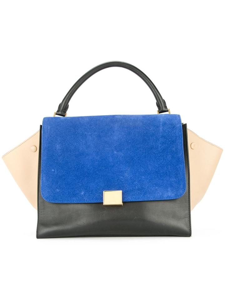 Céline Vintage Trapeze Hand Bag - Black