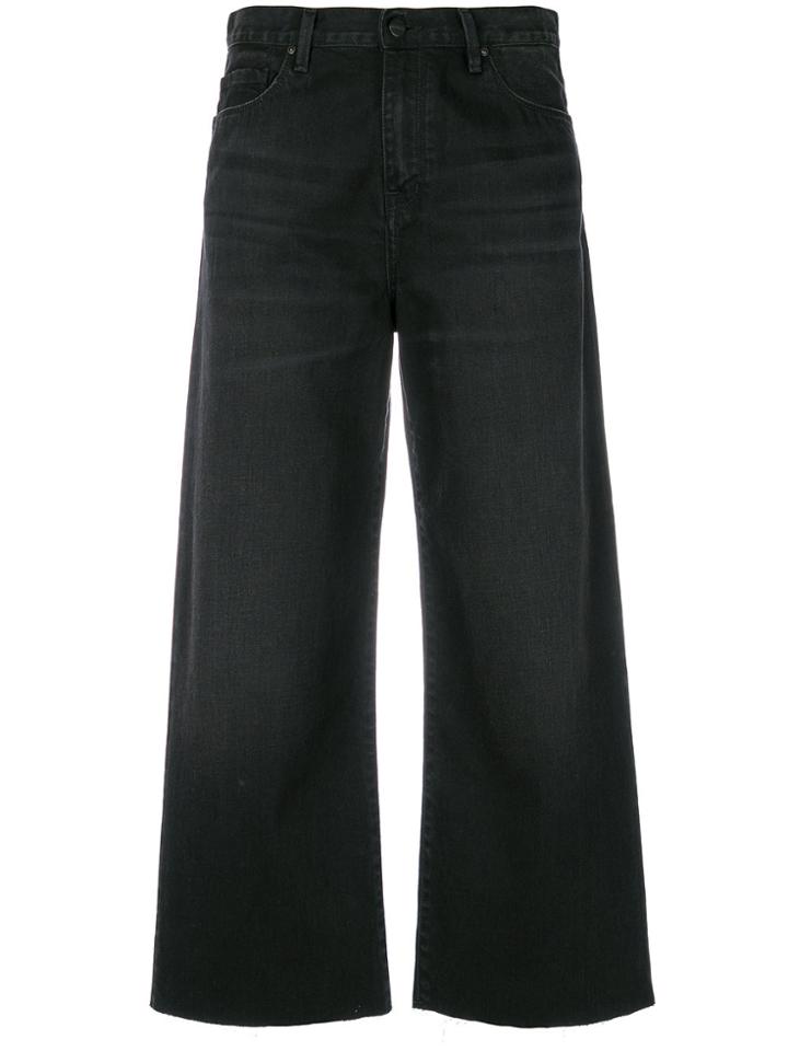 Carhartt Flared Cropped Jeans - Black