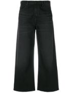 Carhartt Flared Cropped Jeans - Black