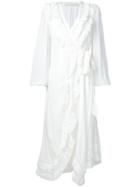 Zimmermann Moncur Wrap Dress - White