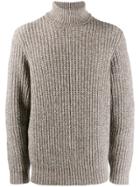 Brunello Cucinelli Cashmere Ribbed Sweatshirt - Neutrals