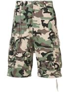 Mastermind Japan Camouflage Print Shorts - Green