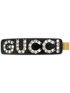 Gucci Tortoiseshell Logo Barette - Black