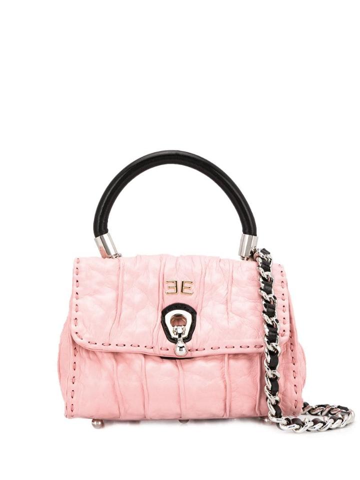 Ermanno Scervino Wrinkled-effect Shoulder Bag - Pink