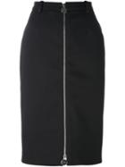 Carven 'gabardine' Skirt, Women's, Size: 34, Black, Acetate/polyester/spandex/elastane