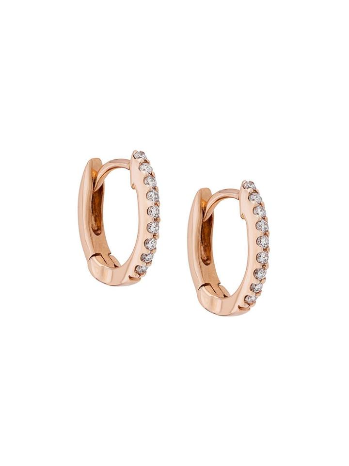 Dana Rebecca Designs Diamond And 14kt Rose Gold Drd Huggies