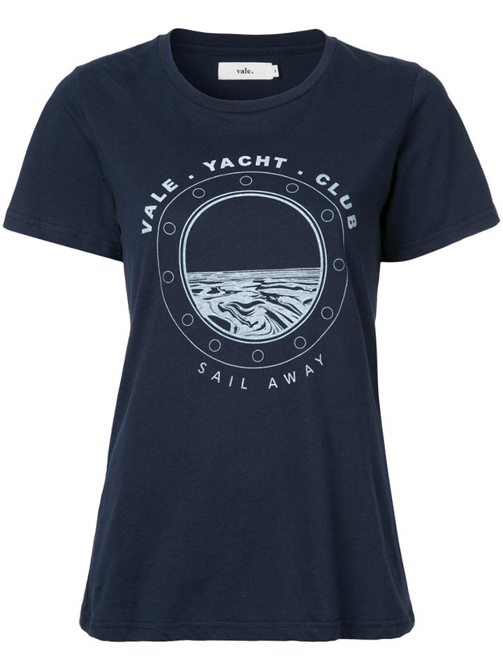 Vale Porthole Logo T-shirt - Blue