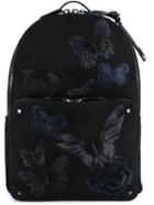 Valentino Garavani Butterfly Embroidered Camouflage Backpack