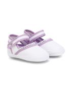 Armani Junior Velcro Strap Pre-walkers, Girl's, Size: 17, White